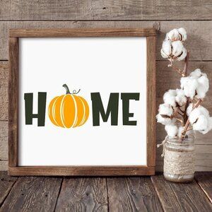 Home Hand-crafted sign